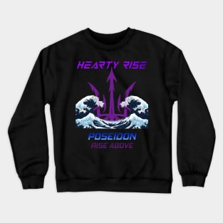 Hearty Rise Poseidon Without Squid Hunters Logos Crewneck Sweatshirt